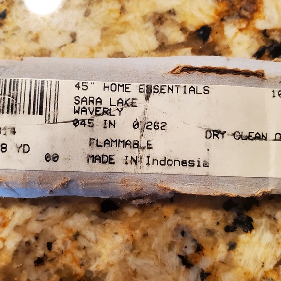 Upholstery Weight Cotton Fabric - Coordinated Floral & Stripes - Picture 5 of 6